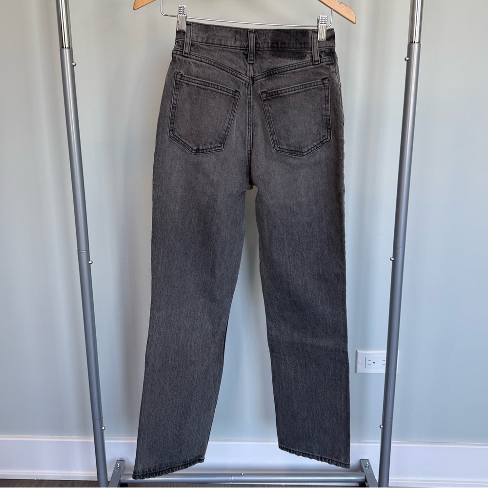 Abercrombie & Fitch 90s Straight Ultra High Rise Jeans size 25 Short Curve Love - Picture 6 of 7
